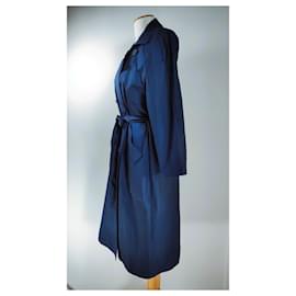 Ganni-Manteaux, Vêtements d'extérieur-Bleu