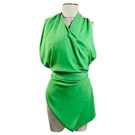 Autre Marque A.W.A.K.E. Mode Haut sans manches en crêpe vert Vert