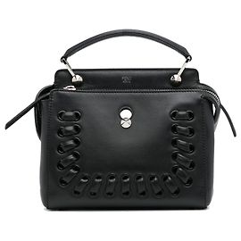Borsa Fendi nera Whipstitch Dotcom Nero
