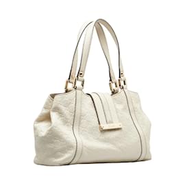 Gucci-Guccissima Leather New Ladies Shoulder Bag 233610-White