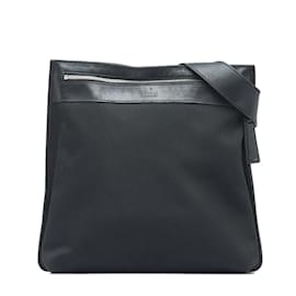Gucci-Canvas Crossbody Bag 92560-Black