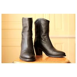 Claudie Pierlot-Claudie Pierlot cowboy-style ankle boots-Black