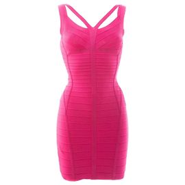 Herve Leger Abito rosa Isabella di Hervé Léger Rosa