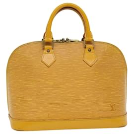 Louis Vuitton-Bolsa de mão LOUIS VUITTON Epi Alma Tassili Yellow M52149 Autenticação de LV 48482-Outro