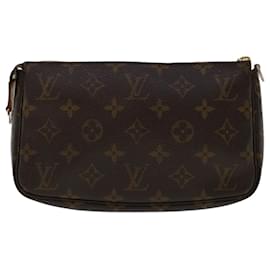 Louis Vuitton LOUIS VUITTON Monogram Pochette Accessoires Pouch M51980 LV  Auth 48690