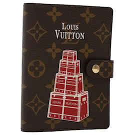 Louis Vuitton-LOUIS VUITTON Monogram Maruenpire Agenda PM Day Planner Cover R20966 auth 48485-Monogram