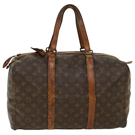 Louis Vuitton-Louis Vuitton Monogram Sac Souple 45 Boston Bag M41624 LV Auth 48311-Monogram