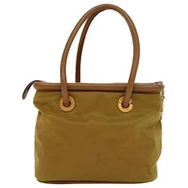 Céline-CELINE Bolsa de mão Nylon Cáqui Autorização9963-Caqui