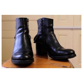 Free Lance-Free Lance curb ankle boots-Black