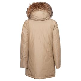 Woolrich-WOOLRICH, Arctic parka coat in beige-Other