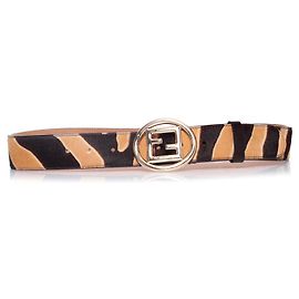 Fendi, Cinto girafa Marrom