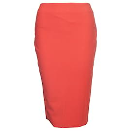Autre Marque-Elizabeth & James, Pink coral pencil skirt-Pink,Orange