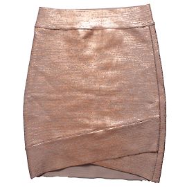 Autre Marque BCBG Max Azria, Pink metallic bodycon skirt Pink