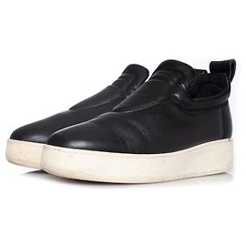 Céline Celine, Tênis de couro preto Preto