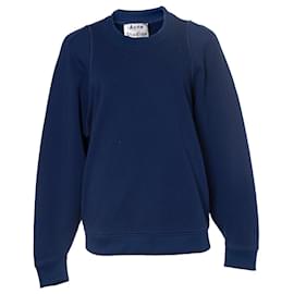 Acne-Acne, Blue crewneck sweater-Blue