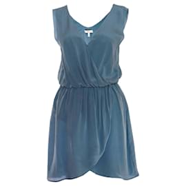 Joie-Joie, Blue/green sleeveless dress.-Blue,Green