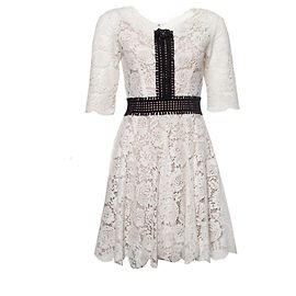 The Kooples DIE KOOPLES, Weißes Spitzenkleid Weiß