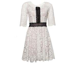 The Kooples-THE KOOPLES, White lace dress-White