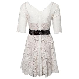 The Kooples-THE KOOPLES, White lace dress-White