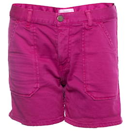 Autre Marque-Ba&Sh, Fuchsia denim shorts-Pink