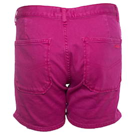 Autre Marque-Ba&Sh, Fuchsia denim shorts-Pink