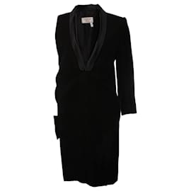 Lanvin-LANVIN, vestido blazer preto com uma manga-Preto