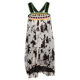 Etro-ETRO, Multicolored overall dress with embroidery-Multiple colors
