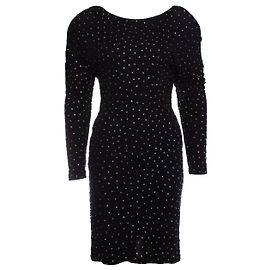 Autre Marque Jimmy Choo pour H&M, robe avec des strass Noir