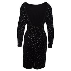 Autre Marque-Jimmy Choo for H&M, dress with rhinestones-Black