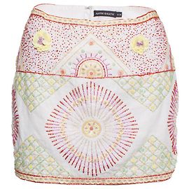 Antik batik, Gonna con perline multicolori Multicolore