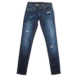 Autre Marque Denim genetico, blue jeans con strappi Blu
