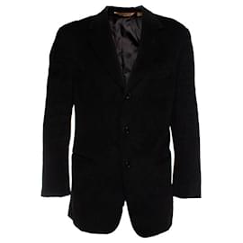 Autre Marque Donna Karan, Schwarzer Rippsamt-Blazer Schwarz