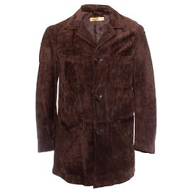 Autre Marque Donna Karan, Brown suede jacket Brown