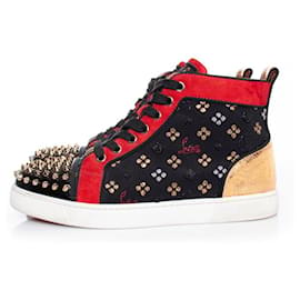 Christian Louboutin-CHRISTIAN LOUBOUTIN, Baskets montantes Lou Spike-Multicolore