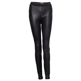 Autre Marque Hohes Niveau von C, Lederhose in Schwarz Schwarz