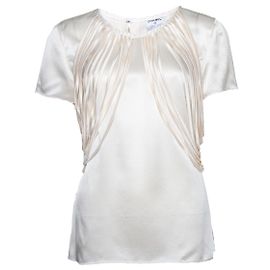 Chanel, off-white runway blouse Other