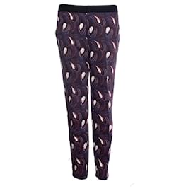 Autre Marque-Chloe Stora, trousers with multi-coloured print-Multiple colors