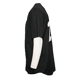 Givenchy-GIVENCHY, camisa preta com número 17 nas costas em tamanho 40/eu.-Preto