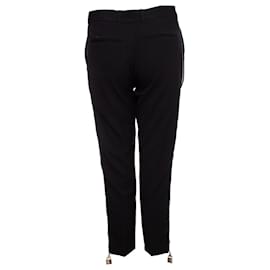 Autre Marque-NIKKIE, black trousers with zippers-Black