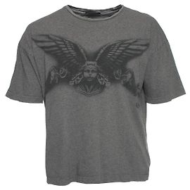 Autre Marque Jun J., Camiseta gris con ángel. Gris