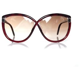 Tom Ford-Tom Ford, Rote Abbey-Sonnenbrille-Rot