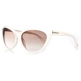 Tom Ford-Tom Ford, Cat-eye Martina sunglasses-White