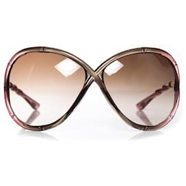 Tom Ford-Tom Ford, Simone sunglasses in green and pink-Pink,Green