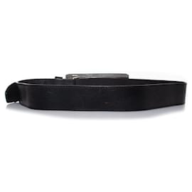 Dsquared2-Dsquared2, Metal plate buckle belt-Black
