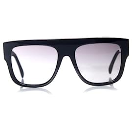 Alaïa-Azzedine Alaia, Black rectangular gradient sunglasses-Black