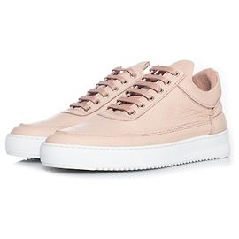 Autre Marque Filling Pieces, pink high top leather sneakers Pink