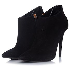 Giuseppe Zanotti, Black suede ankle boots Black