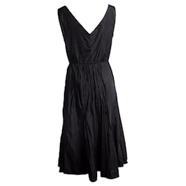 Prada-Prada, Black Sleeveless Dress-Black