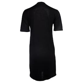 Louis Vuitton-Louis Vuitton, striped dress with sequins-Black