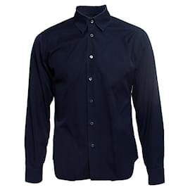 Camicia Prada in cotone blu Blu